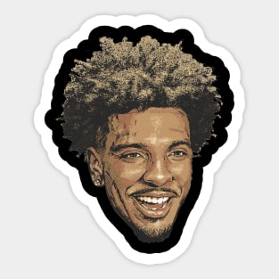 Jayden Daniels Washington Portrait Sticker